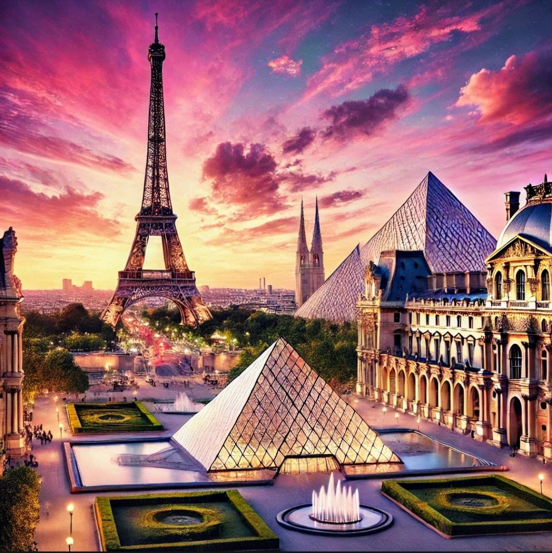 رحلتي السياحية في فرنسا